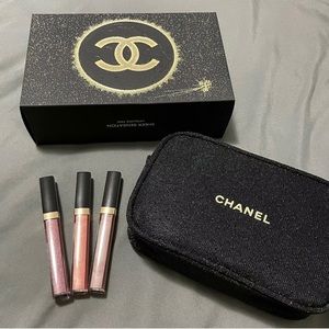 Chanel lip gloss gift set